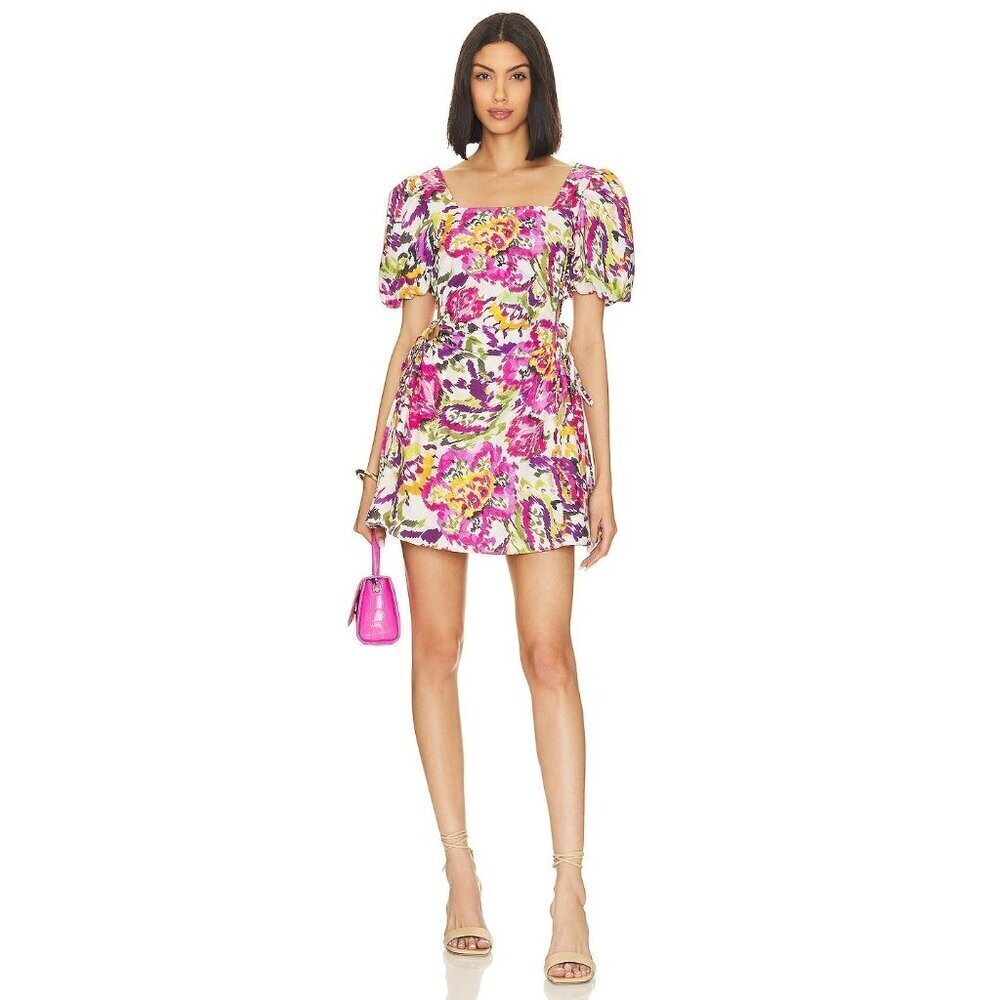 Misa Los Angeles Alec Dress in Flora Splash XSmall Womens Mini Floral